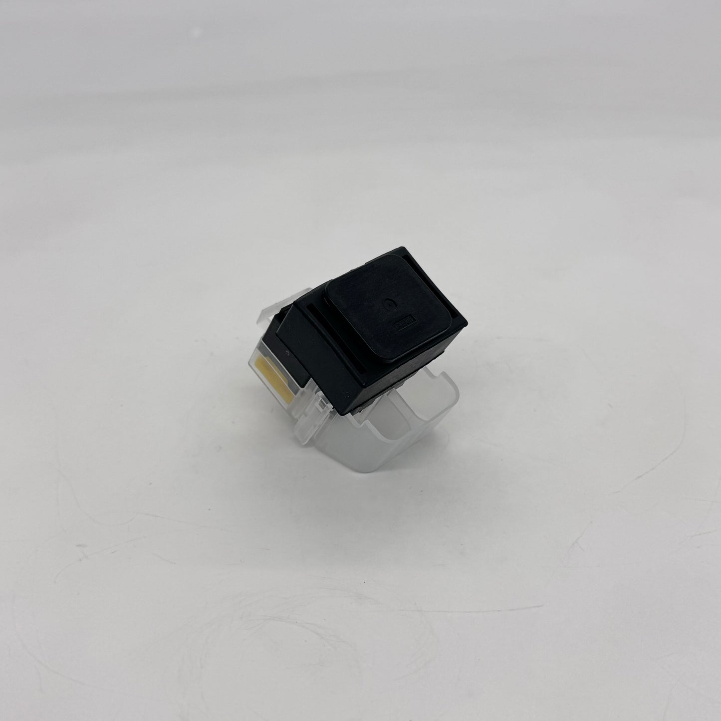 Small electronic component on a white background