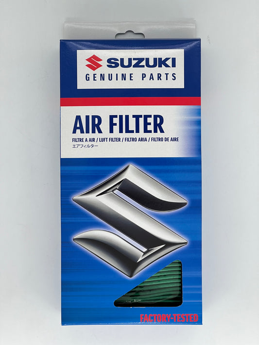 Suzuki air filter packaging on a white background
