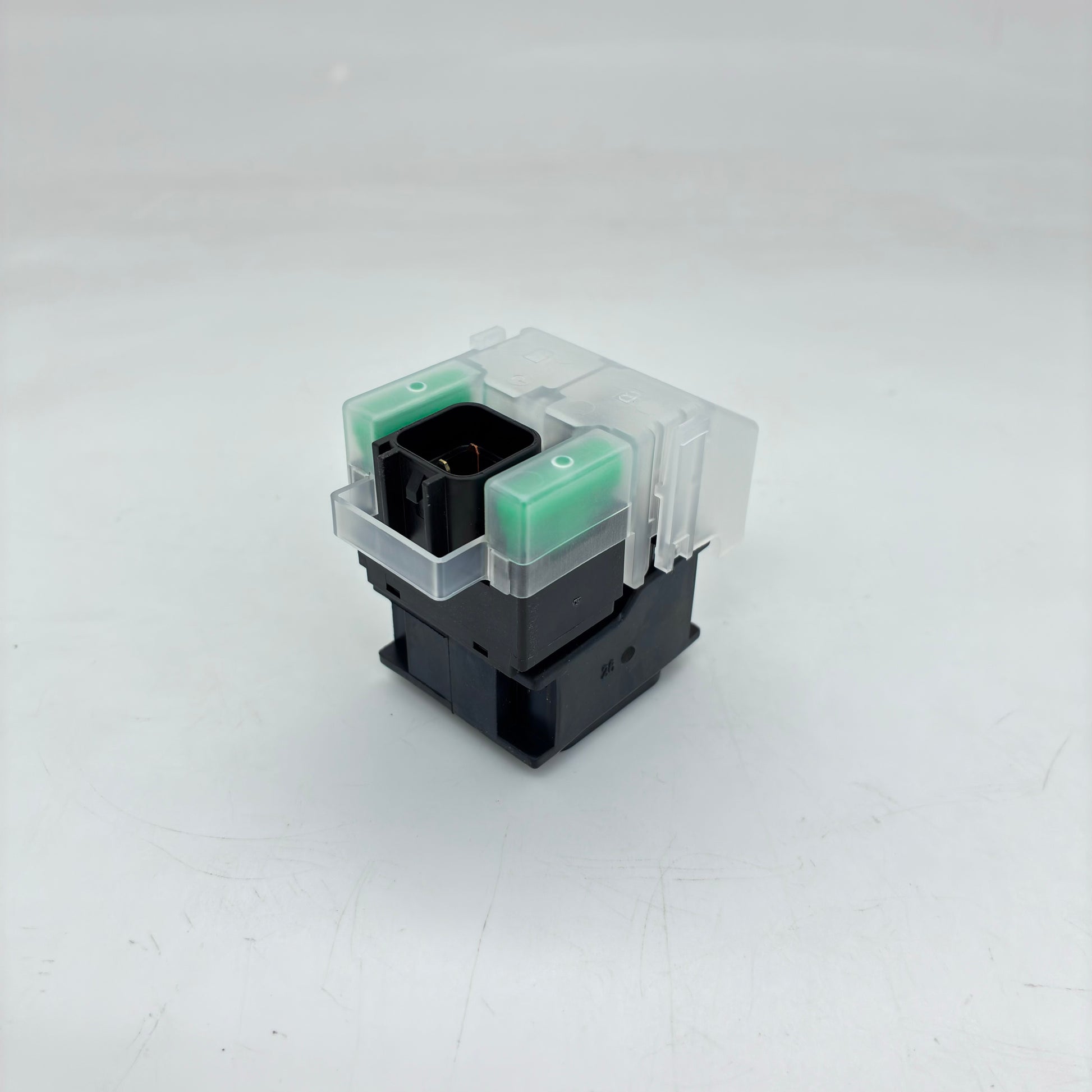 Mechanical keyboard switch on a white background