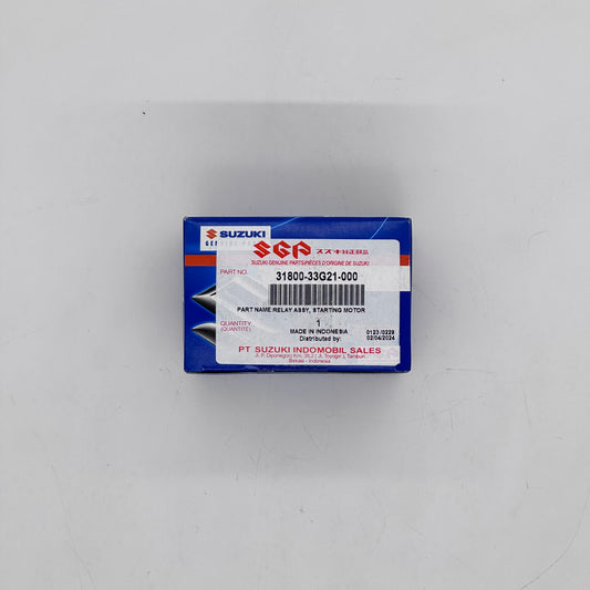 Suzuki relay box packaging on a white background