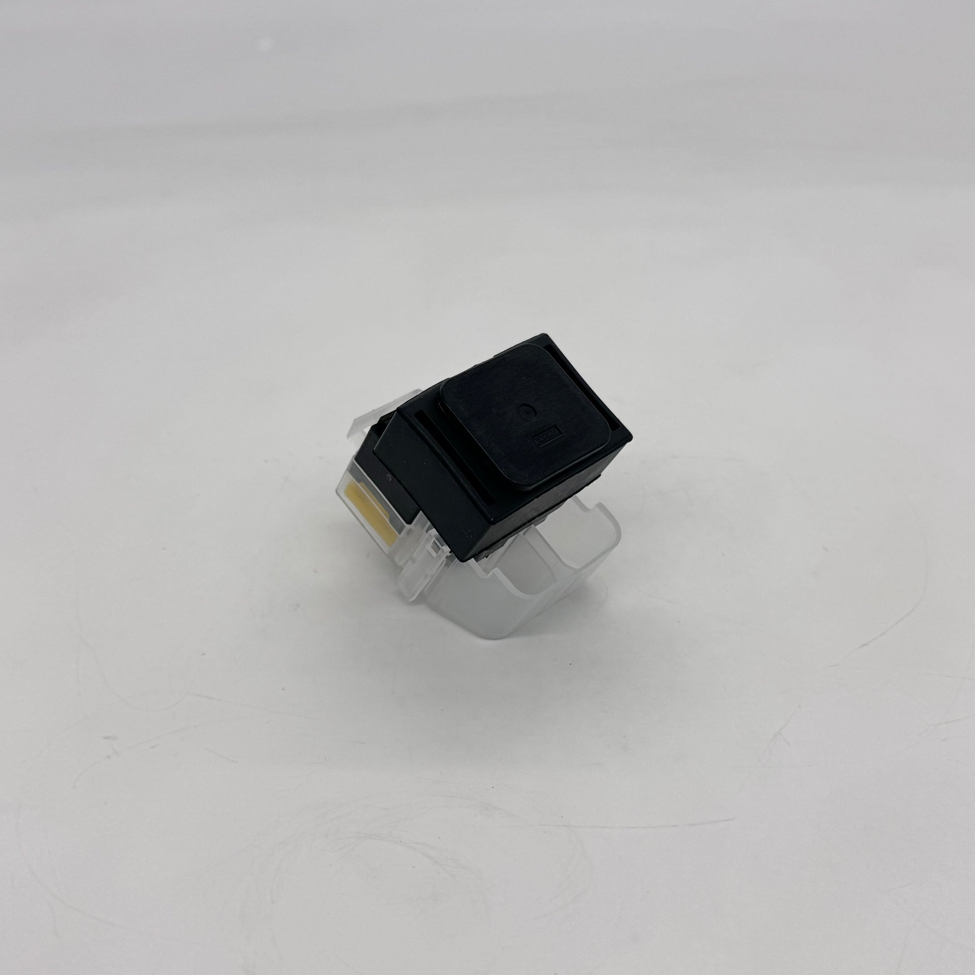 Small electronic component on a white background